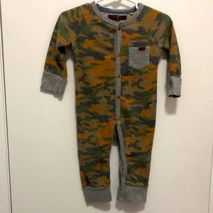 7 FOR ALL MANKIND boys camo onesie